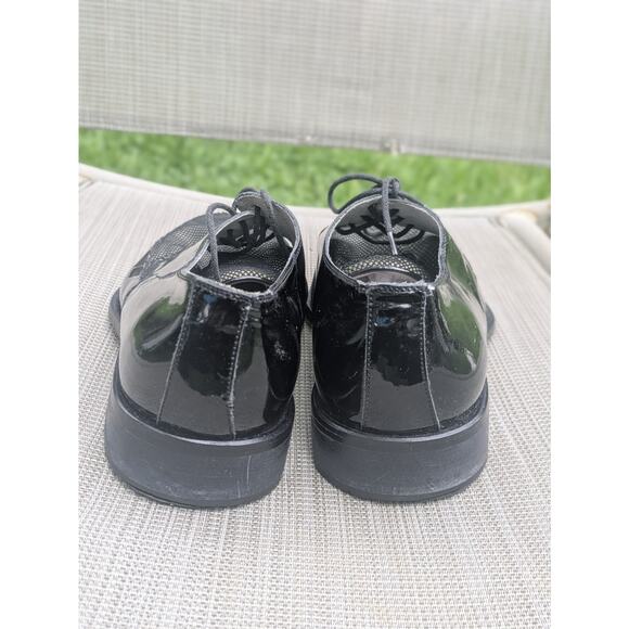 Vintage RARE Emilio Franco Leather Shoes Made In Italy Black & White 9.5 Unique main image 9